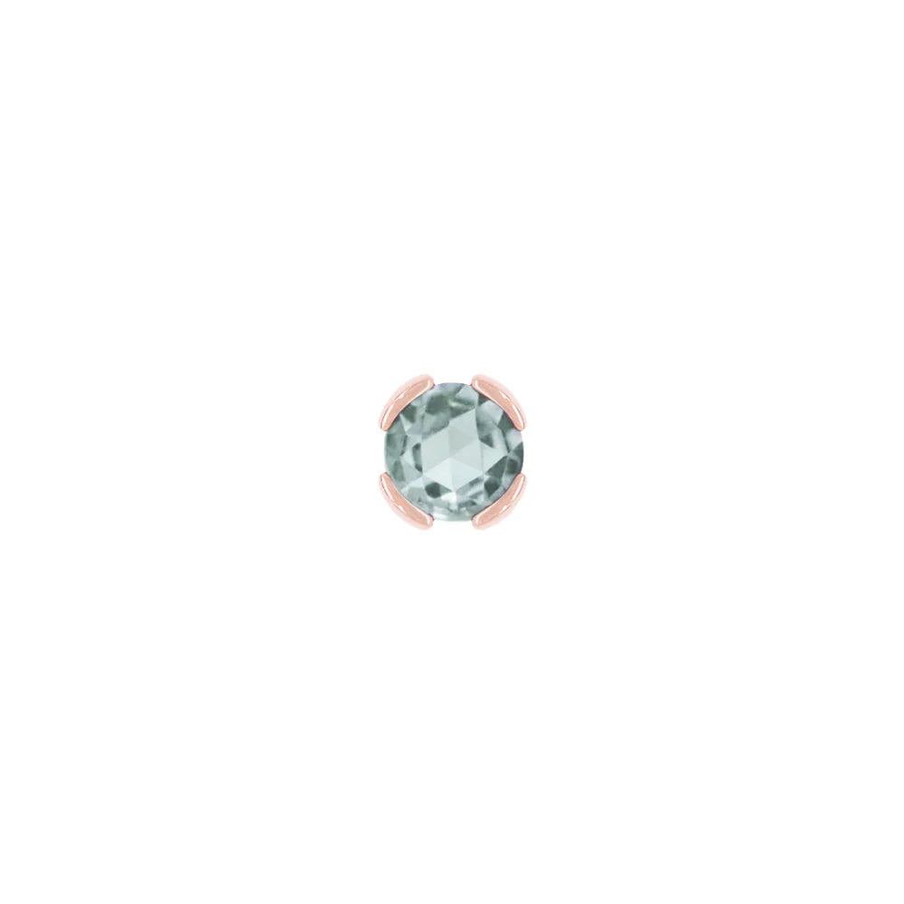 PEEKABOO + AQUAMARINE - THREADLESS END *PRE-ORDER* Buddha Jewelry