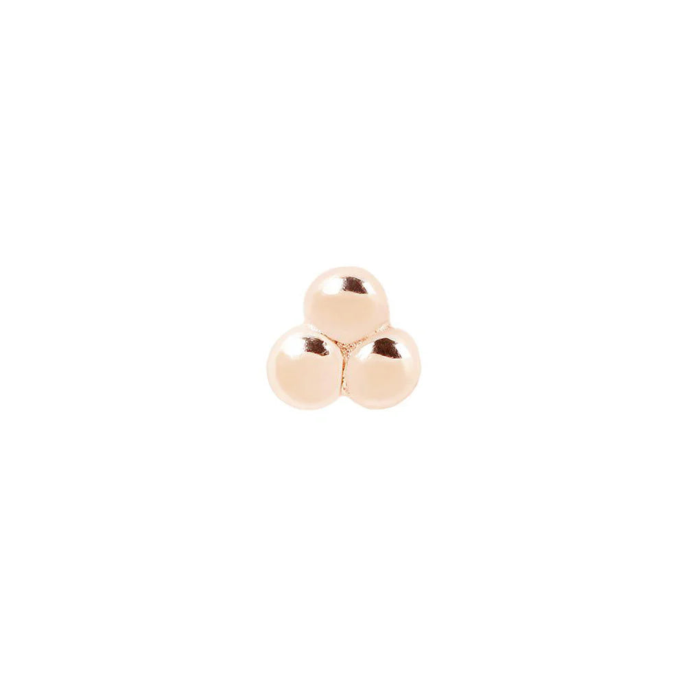 3 BEAD CLUSTER - THREADLESS END *PRE-ORDER* Buddha Jewelry