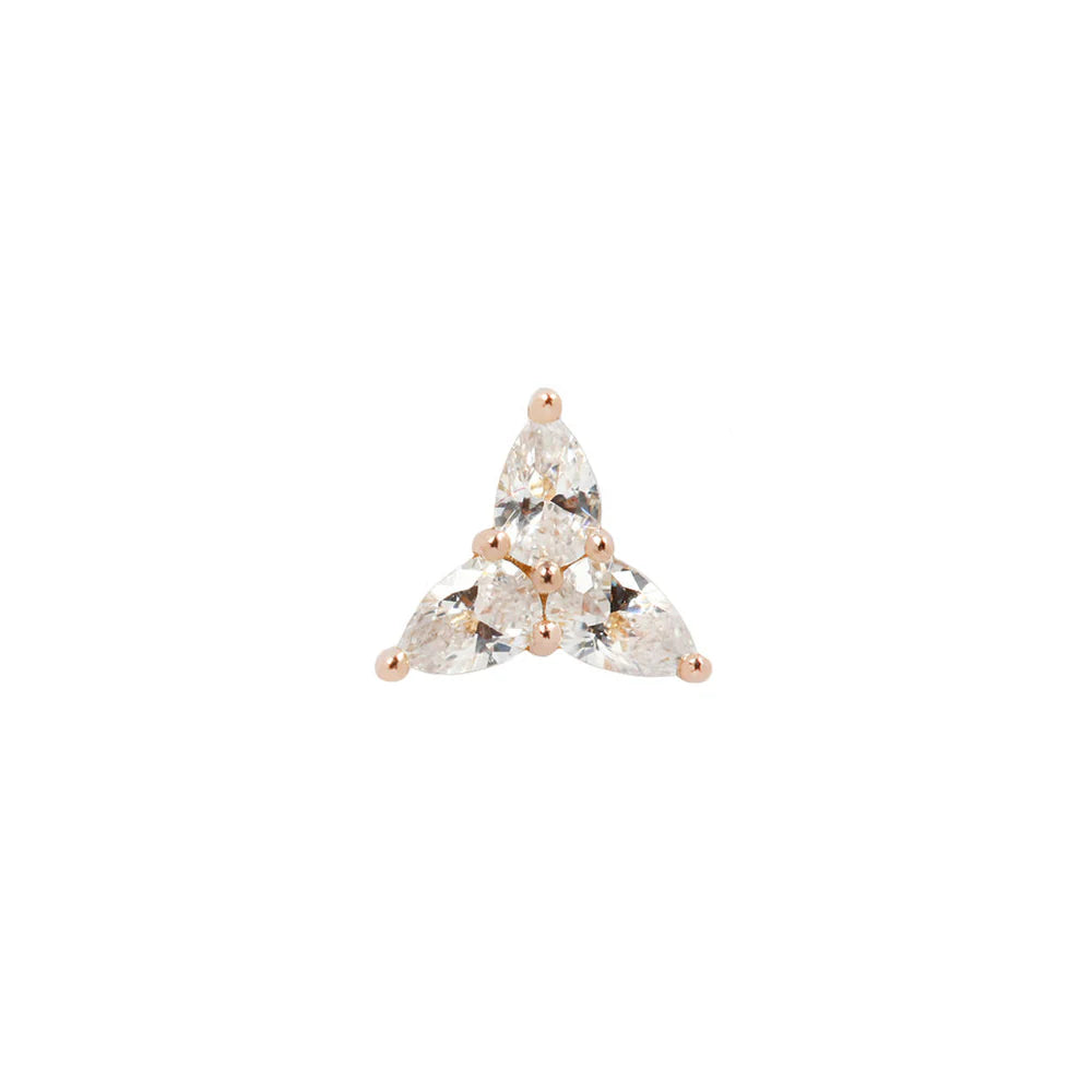 3 LITTLE PEARS - THREADLESS END *PRE-ORDER* Buddha Jewelry
