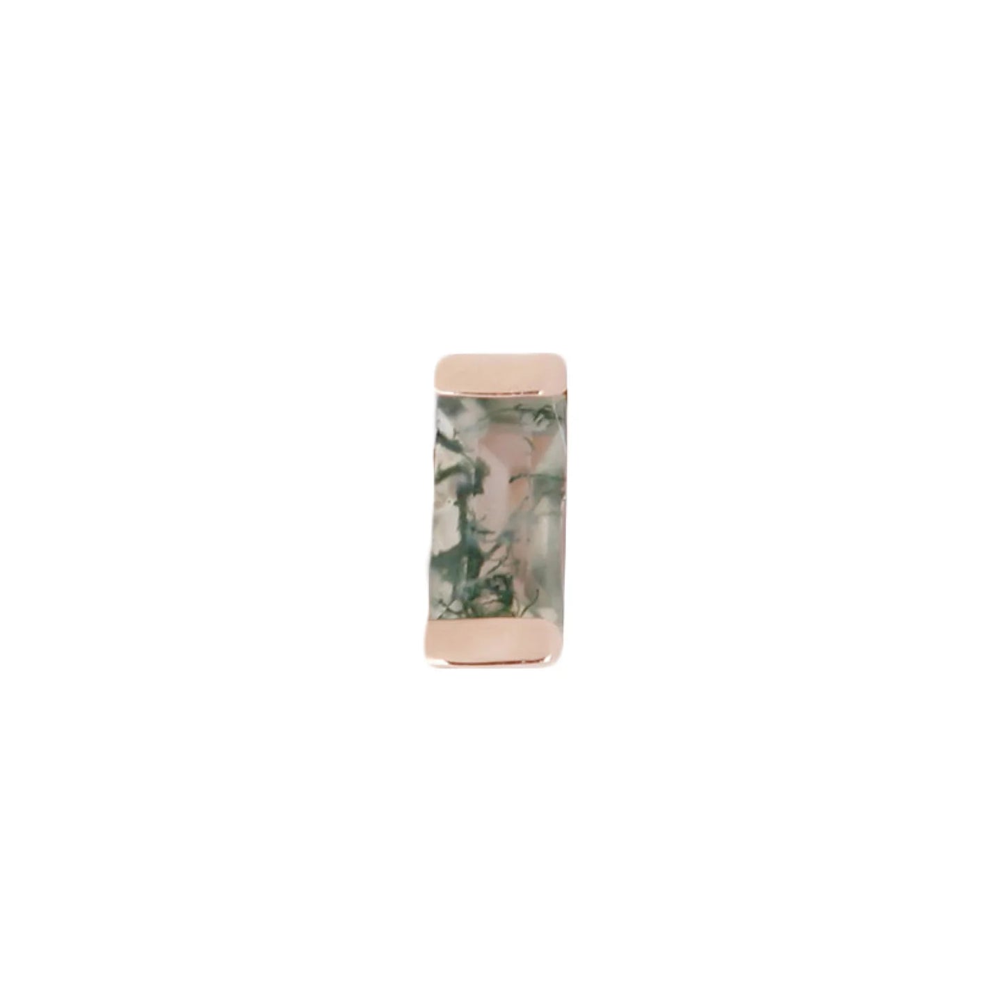 DESIRE + MOSS AGATE - THREADLESS END *PRE-ORDER* Buddha Jewelry