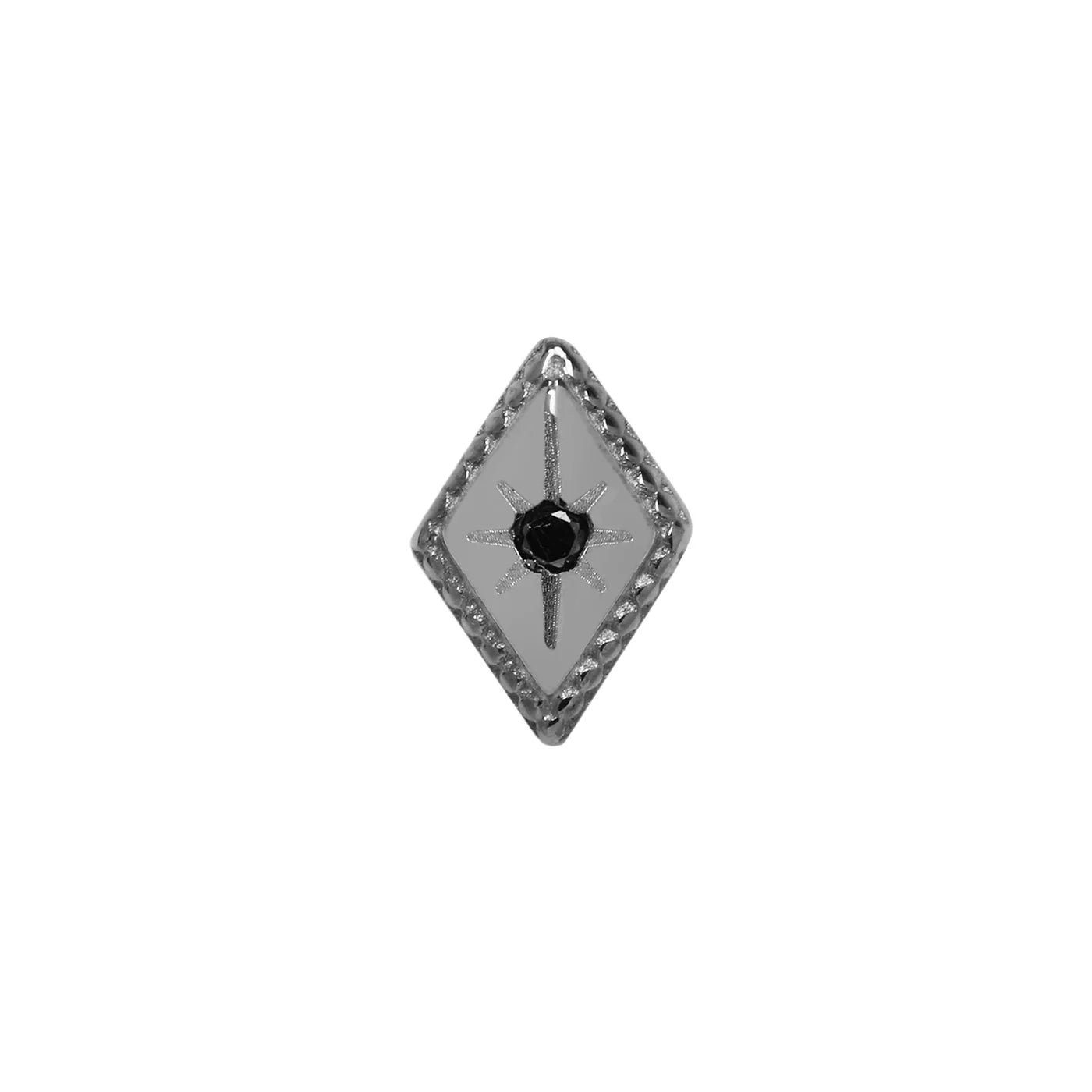 ETOILE BLACK + DIAMOND - THREADLESS END *PRE-ORDER* Buddha Jewelry