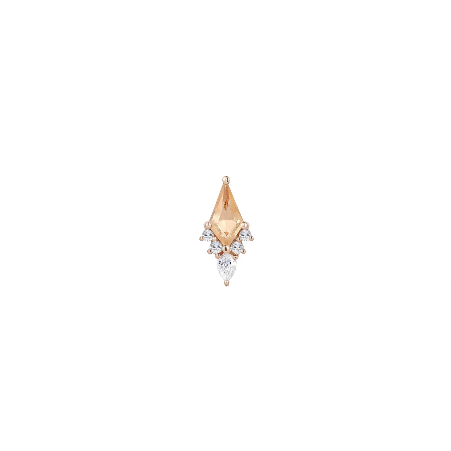 AFTERGLOW + CITRINE - THREADLESS END *PRE-ORDER* Buddha Jewelry