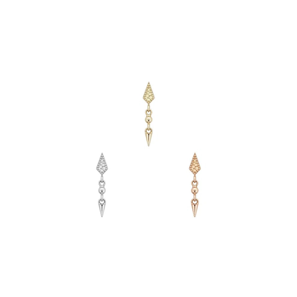 GOLD THERAPY - THREADLESS END *PRE-ORDER* Buddha Jewelry