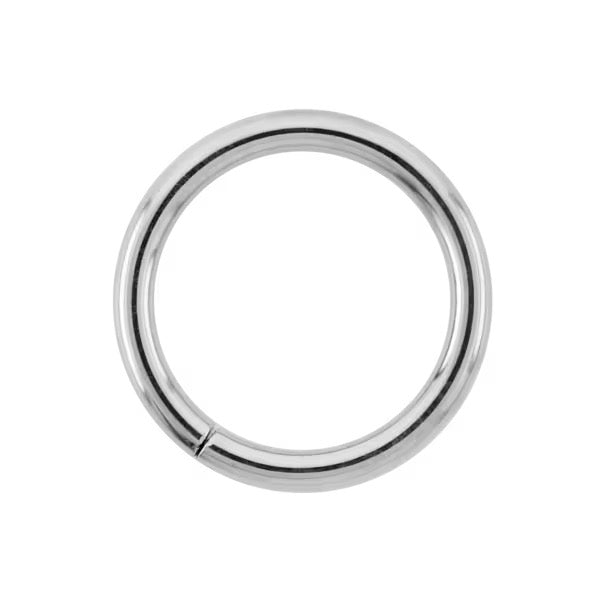 18G TITANIUM RING - SEAM RING Gold Soul Body Jewelry