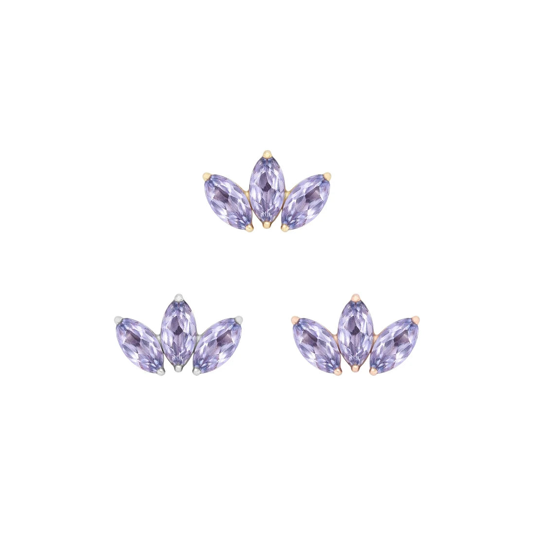 MINI MOET + TANZANITE - THREADLESS END *PRE-ORDER* Buddha Jewelry