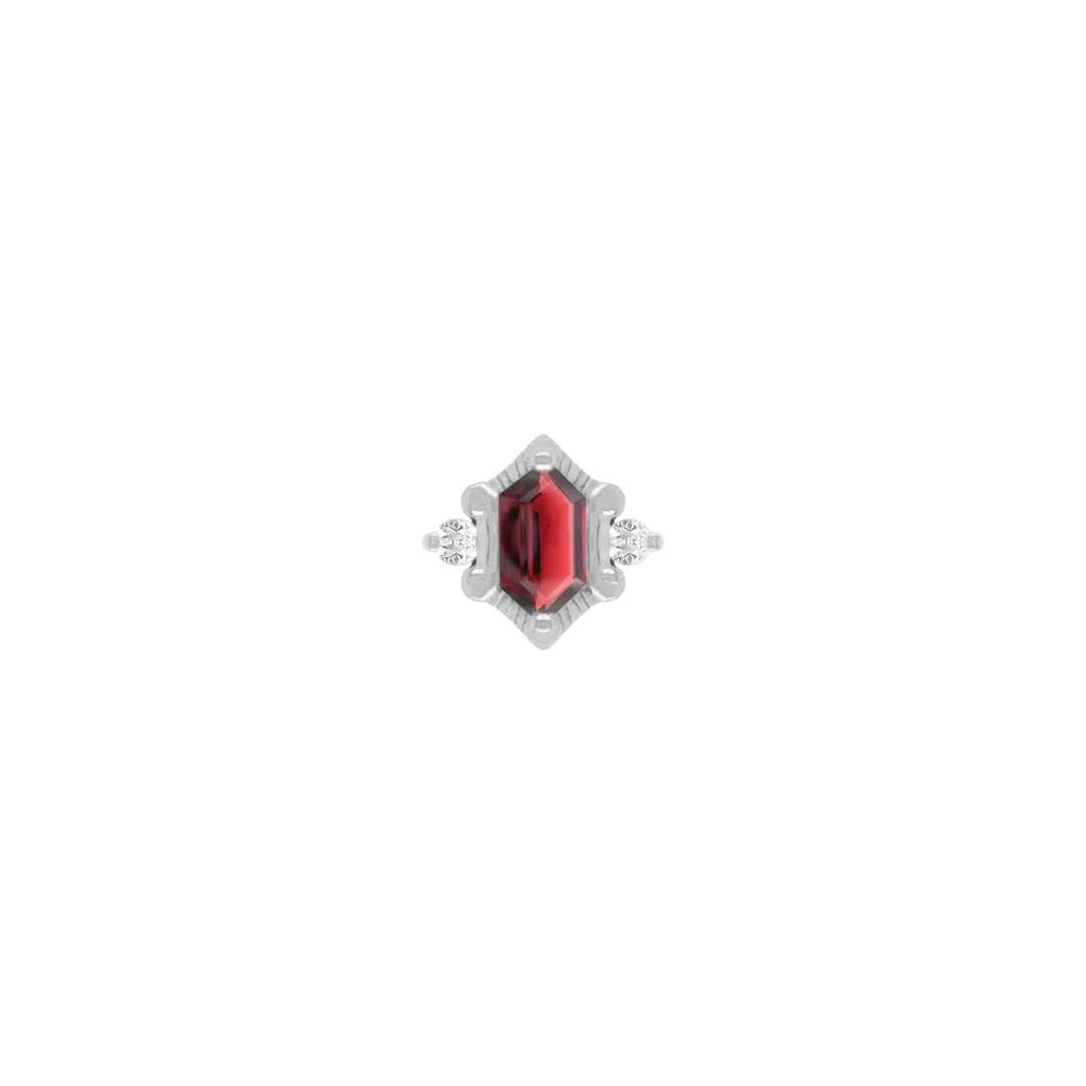 REYNA + GARNET - THREADLESS END *PRE-ORDER* Buddha Jewelry