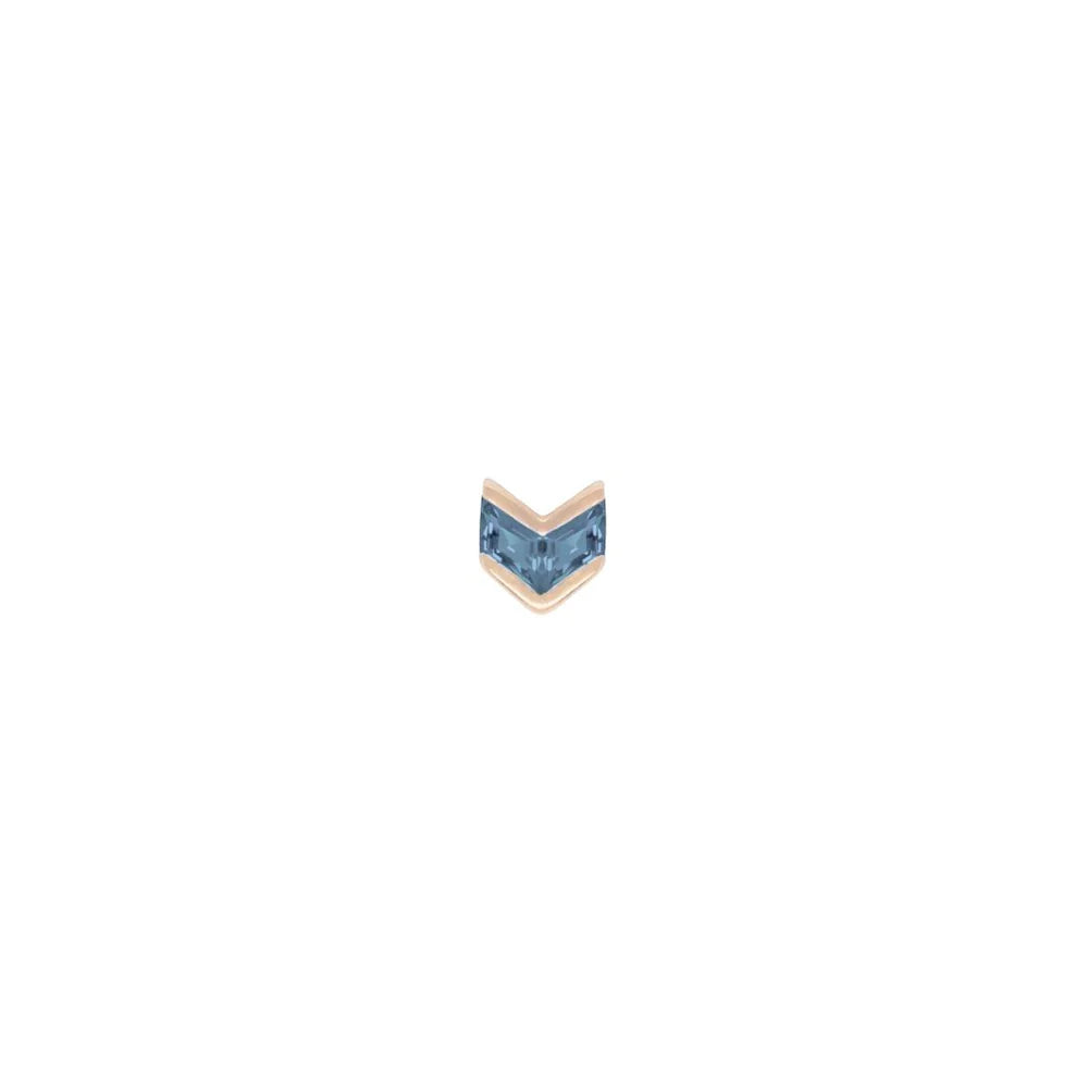 VANDE + LONDON BLUE TOPAZ - THREADLESS END *PRE-ORDER* Buddha Jewelry