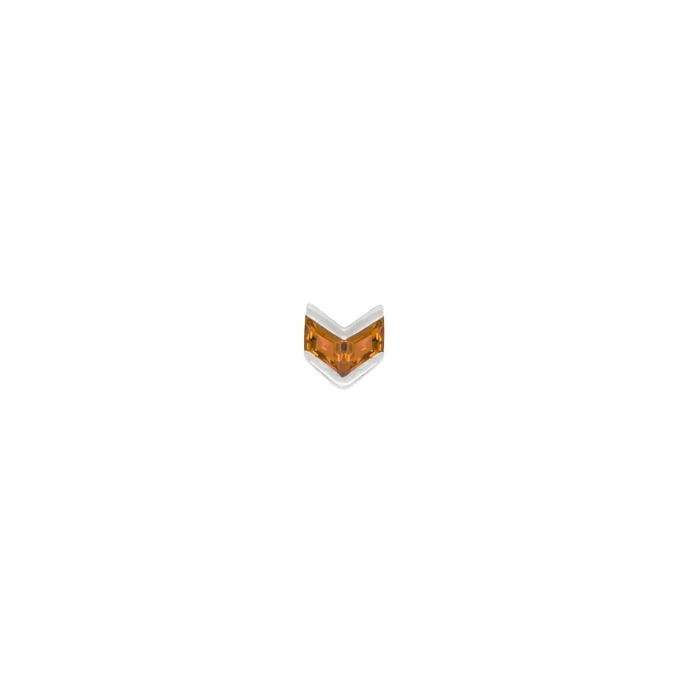 VANDE + ORANGE GARNET - THREADLESS END *PRE-ORDER* Buddha Jewelry