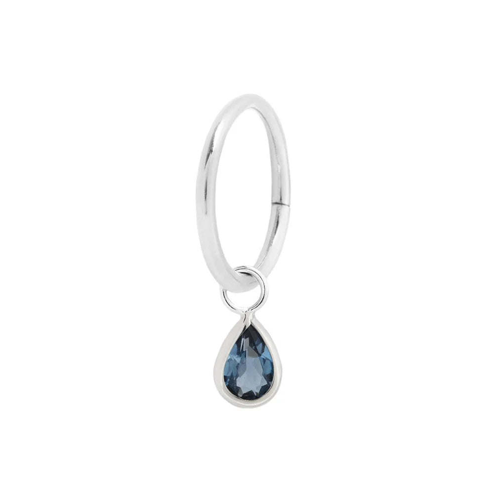 CONCORDE TEARDROP + LONDON BLUE TOPAZ - CHARM *PRE-ORDER* Buddha Jewelry