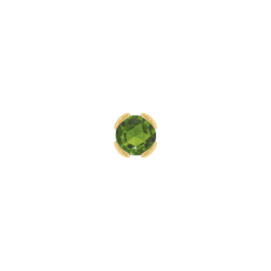 PEEKABOO + GREEN TOURMALINE - THREADLESS END *PRE-ORDER* Buddha Jewelry
