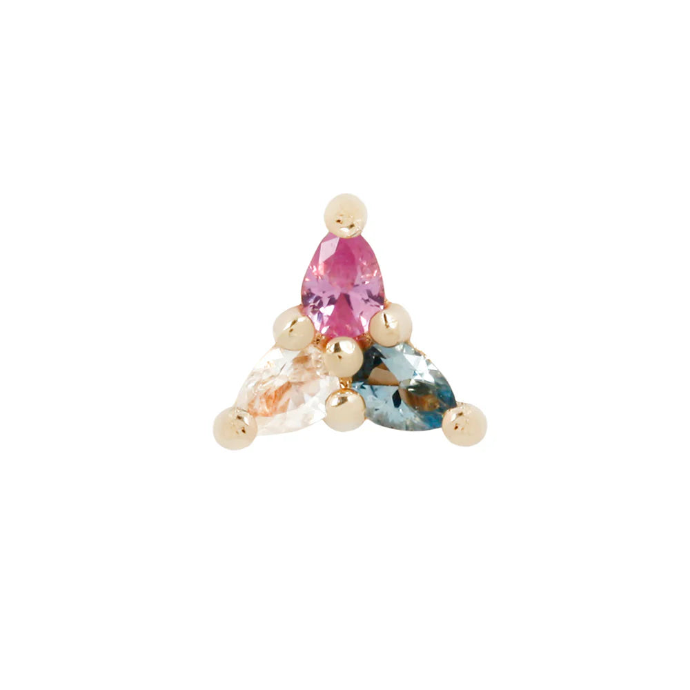 3 LITTLE PEARS + TRANS PRIDE - THREADLESS END *PRE-ORDER* Buddha Jewelry
