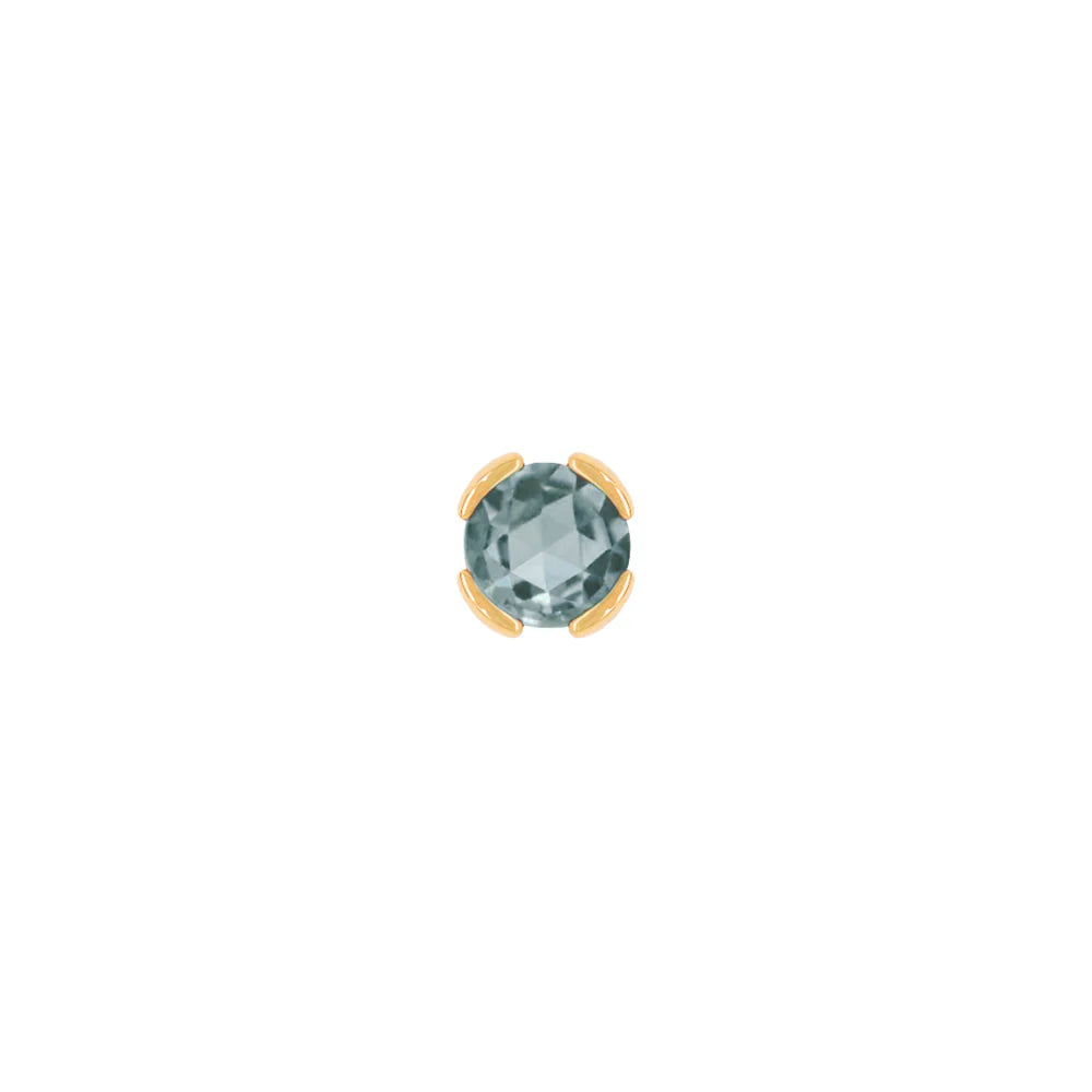 PEEKABOO + AQUAMARINE - THREADLESS END *PRE-ORDER* Buddha Jewelry