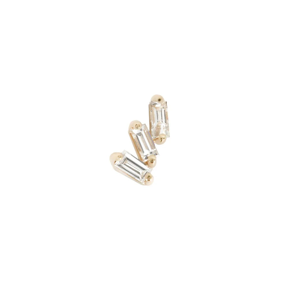 STAXX + WHITE TOPAZ - THREADLESS END *PRE-ORDER* Buddha Jewelry