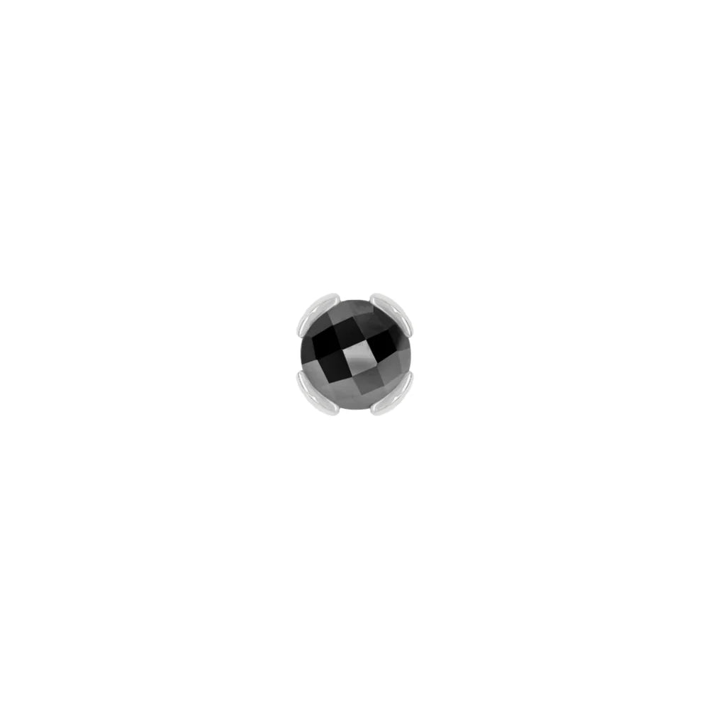 PEEKABOO + BLACK SPINEL - THREADLESS END *PRE-ORDER* Buddha Jewelry