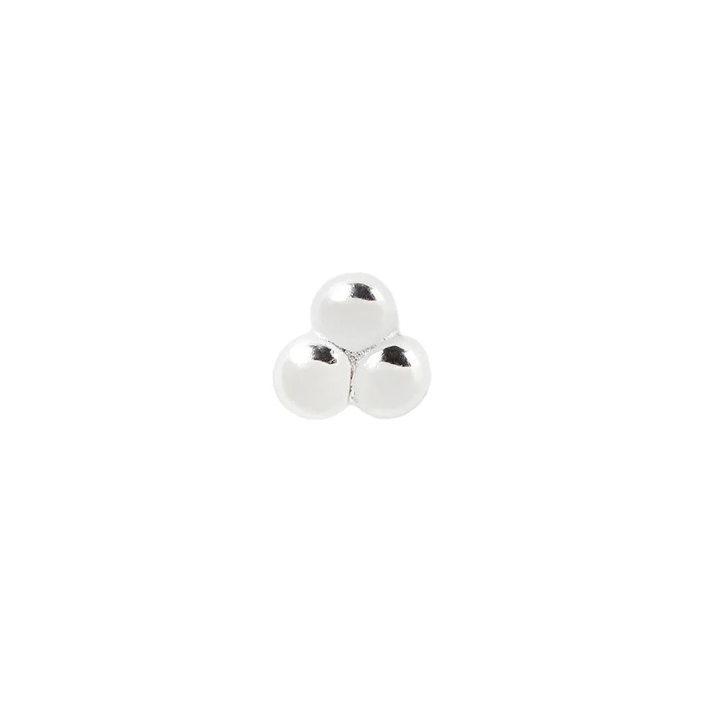 3 BEAD CLUSTER - THREADLESS END *PRE-ORDER* Buddha Jewelry