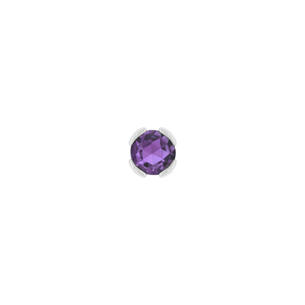 PEEKABOO + AMETHYST - THREADLESS END *PRE-ORDER* Buddha Jewelry