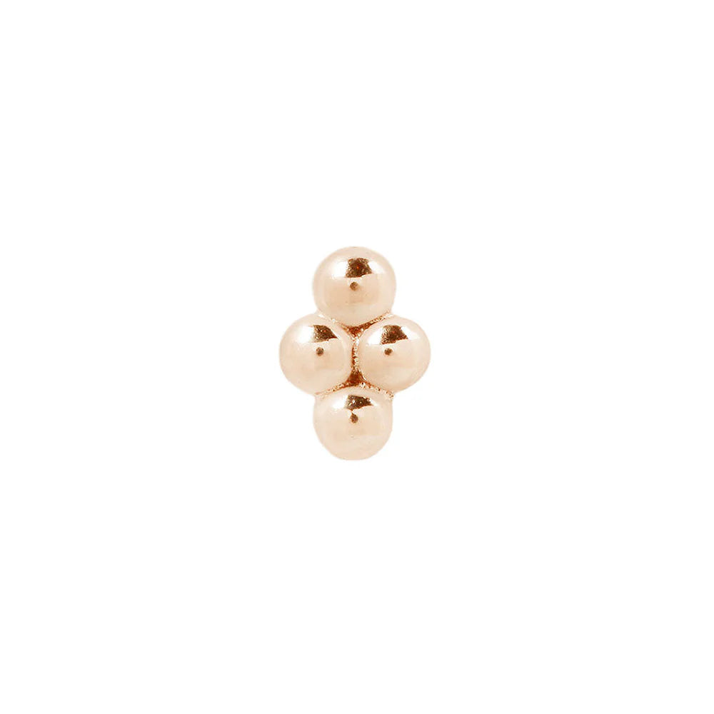 4 BEAD CLUSTER - THREADLESS END *PRE-ORDER* Buddha Jewelry