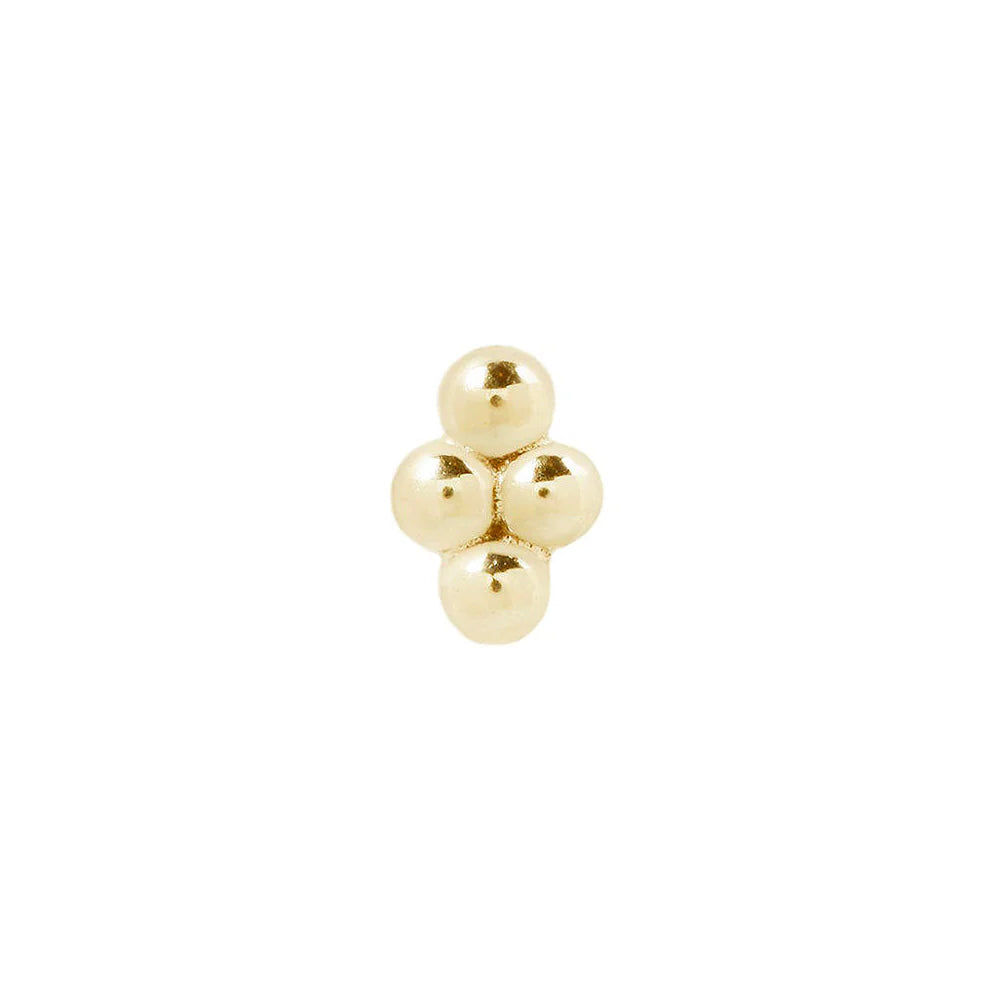 4 BEAD CLUSTER - THREADLESS END *PRE-ORDER* Buddha Jewelry