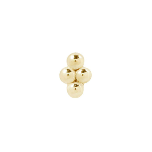 4 BEAD CLUSTER - THREADLESS END *PRE-ORDER* Buddha Jewelry