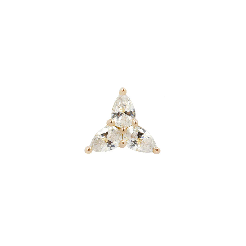 3 LITTLE PEARS - THREADLESS END *PRE-ORDER* Buddha Jewelry