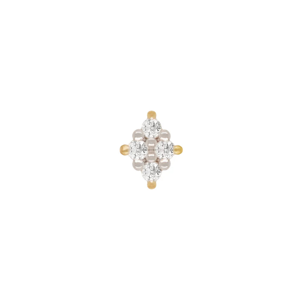 BELLE + DIAMOND - THREADLESS END *PRE-ORDER* Buddha Jewelry