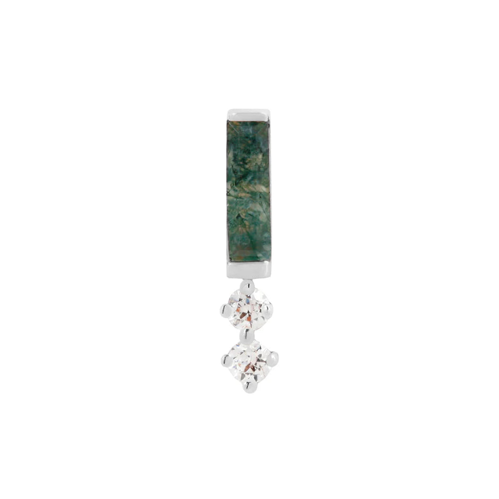 CRAVE + MOSS AGATE - THREADLESS END *PRE-ORDER* Buddha Jewelry