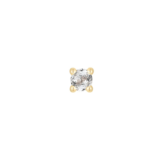 AQUAMARINE PRONG - THREADLESS END *PRE-ORDER* Buddha Jewelry