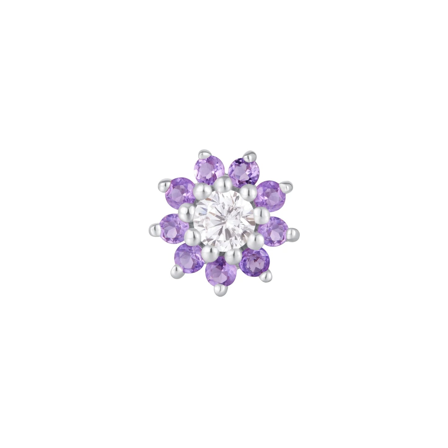 ELOISE + AMETHYST - THREADLESS END *PRE-ORDER* Buddha Jewelry