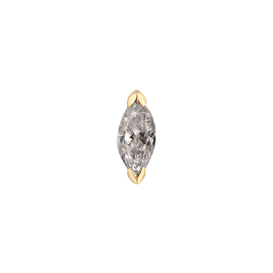 ZURI + GREY DIAMOND - THREADLESS END *PRE-ORDER* Buddha Jewelry