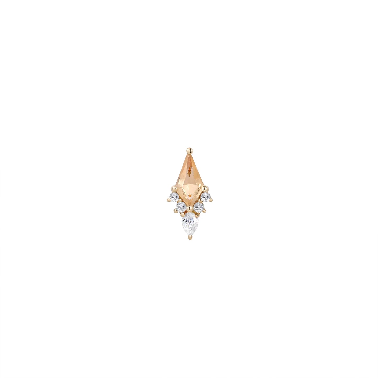 AFTERGLOW + CITRINE - THREADLESS END *PRE-ORDER* Buddha Jewelry