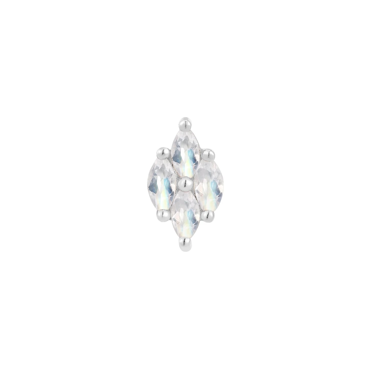 DREAM ON + RAINBOW MOONSTONE - THREADLESS END *PRE-ORDER* Buddha Jewelry