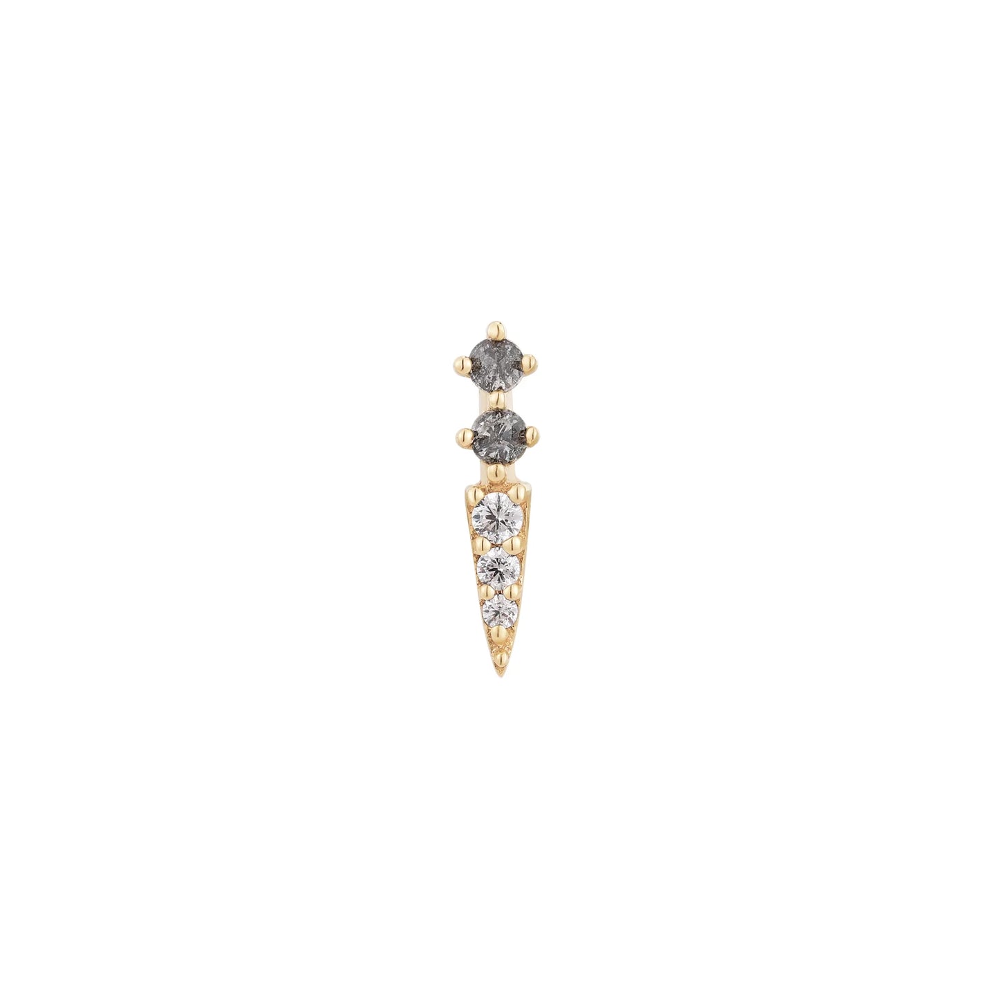 ACTIVATED + GREY DIAMOND - THREADLESS END *PRE-ORDER* Buddha Jewelry