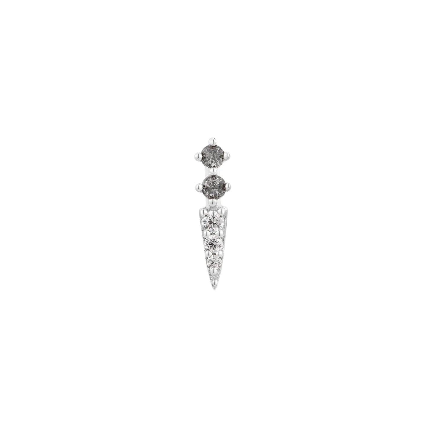 ACTIVATED + GREY DIAMOND - THREADLESS END *PRE-ORDER* Buddha Jewelry