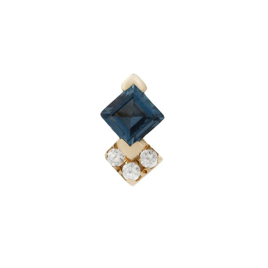 VIVIENNE + LONDON BLUE TOPAZ - THREADLESS END *PRE-ORDER* Buddha Jewelry