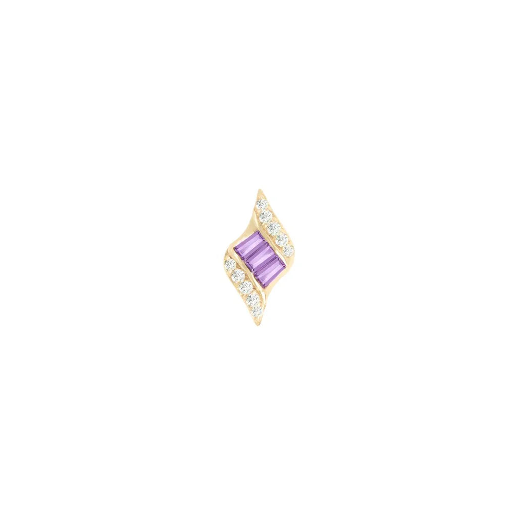 INTRIGUE + AMETHYST - THREADLESS END *PRE-ORDER* Buddha Jewelry