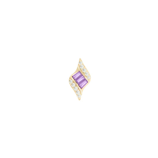INTRIGUE + AMETHYST - THREADLESS END *PRE-ORDER* Buddha Jewelry