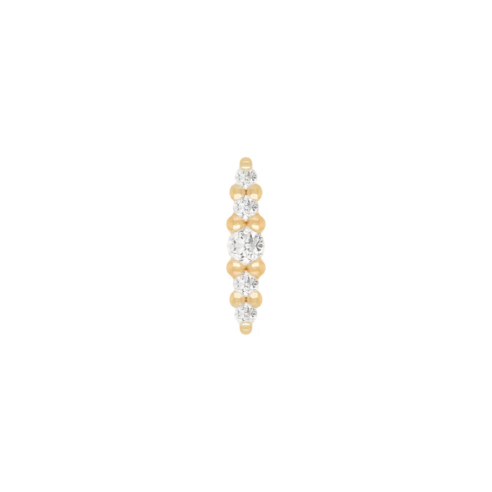 NALA + DIAMOND - THREADLESS END *PRE-ORDER* Buddha Jewelry