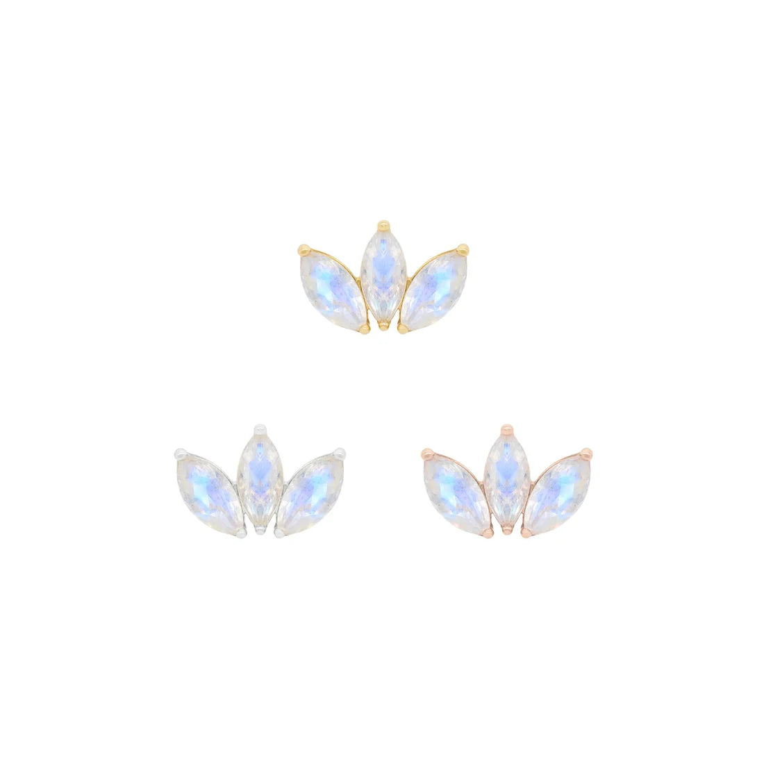 MINI MOET + MOONSTONE - THREADLESS END *PRE-ORDER* Buddha Jewelry