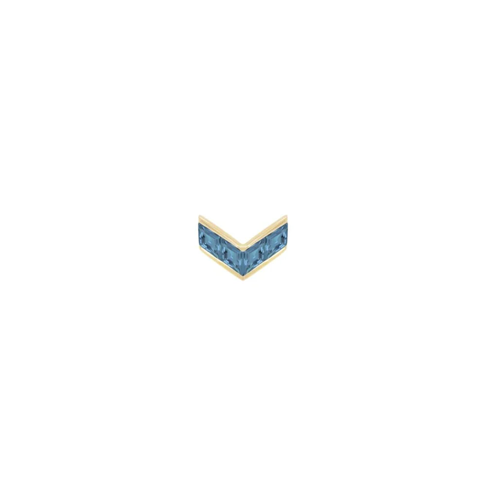 RAVE + LONDON BLUE TOPAZ - THREADLESS END *PRE-ORDER* Buddha Jewelry