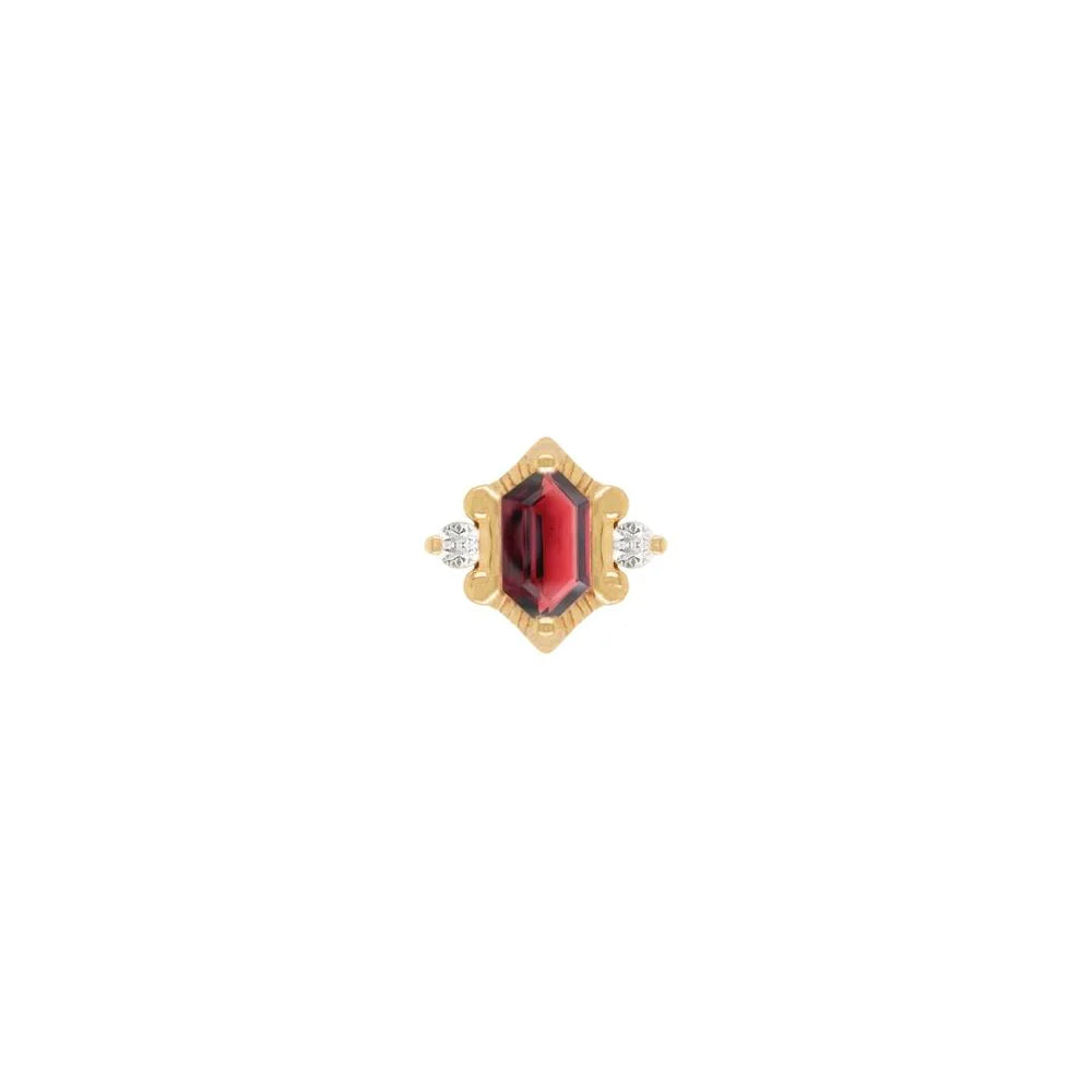 REYNA + GARNET - THREADLESS END *PRE-ORDER* Buddha Jewelry