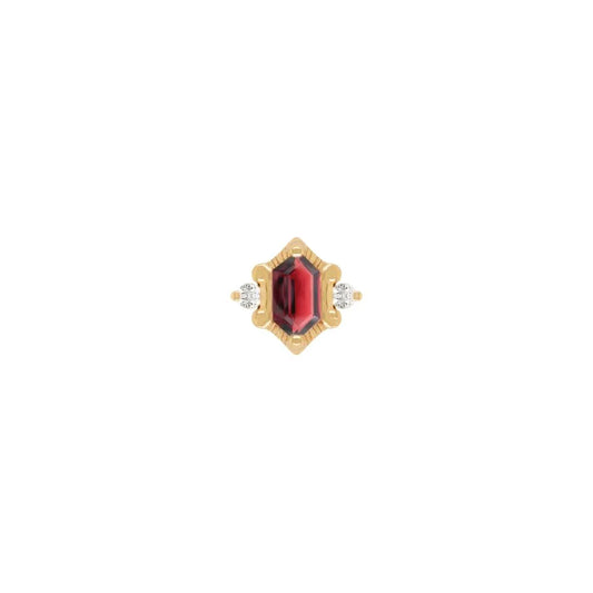 REYNA + GARNET - THREADLESS END *PRE-ORDER* Buddha Jewelry
