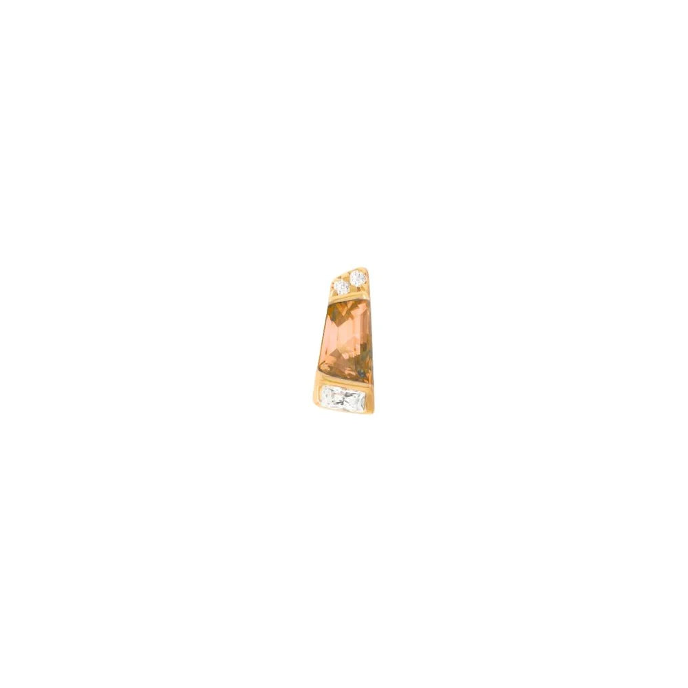 SABOTEUR + ORANGE GARNET - THREADLESS END *PRE-ORDER* Buddha Jewelry