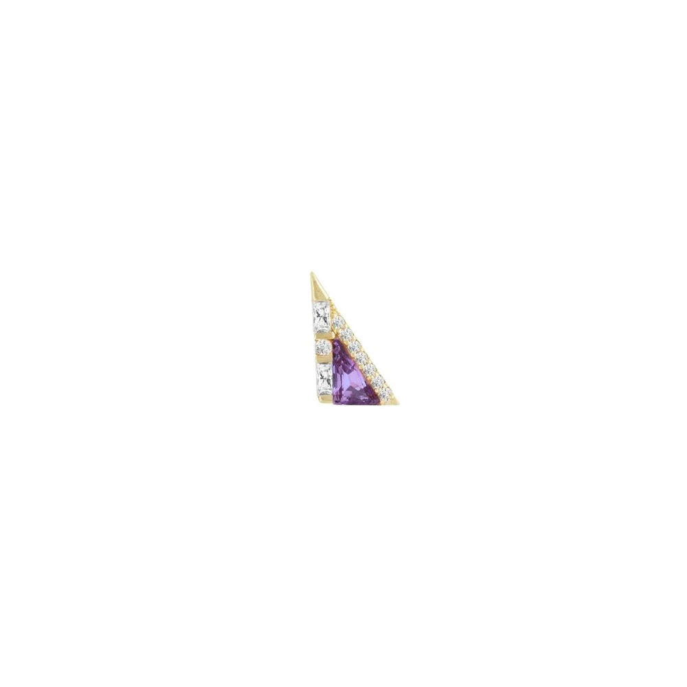 TRANSMISSION + AMETHYST - THREADLESS END *PRE-ORDER* Buddha Jewelry