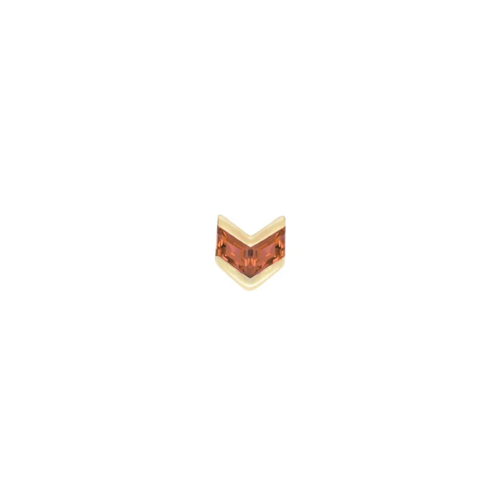 VANDE + GARNET - THREADLESS END *PRE-ORDER* Buddha Jewelry