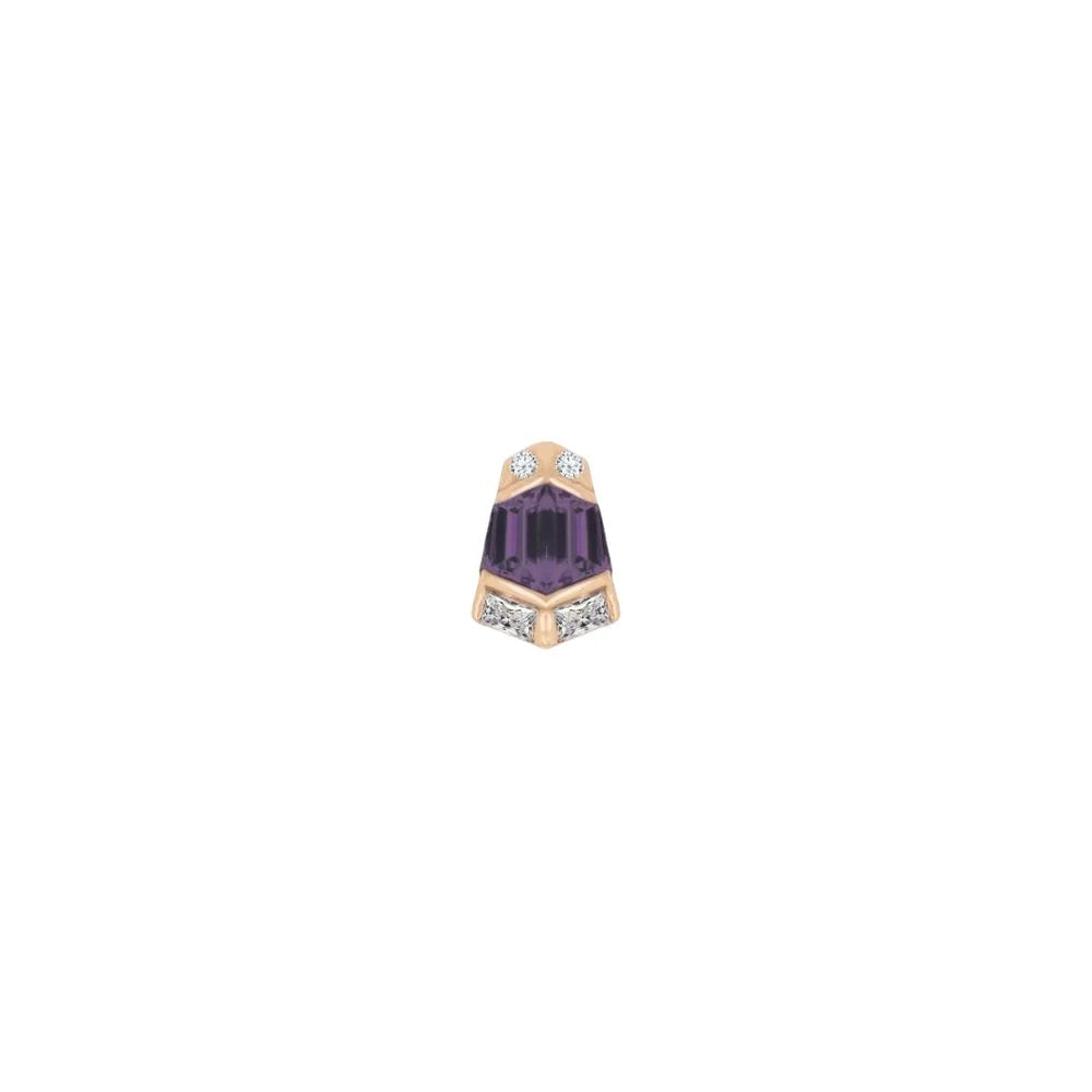 VERA + AMETHYST - THREADLESS END *PRE-ORDER* Buddha Jewelry