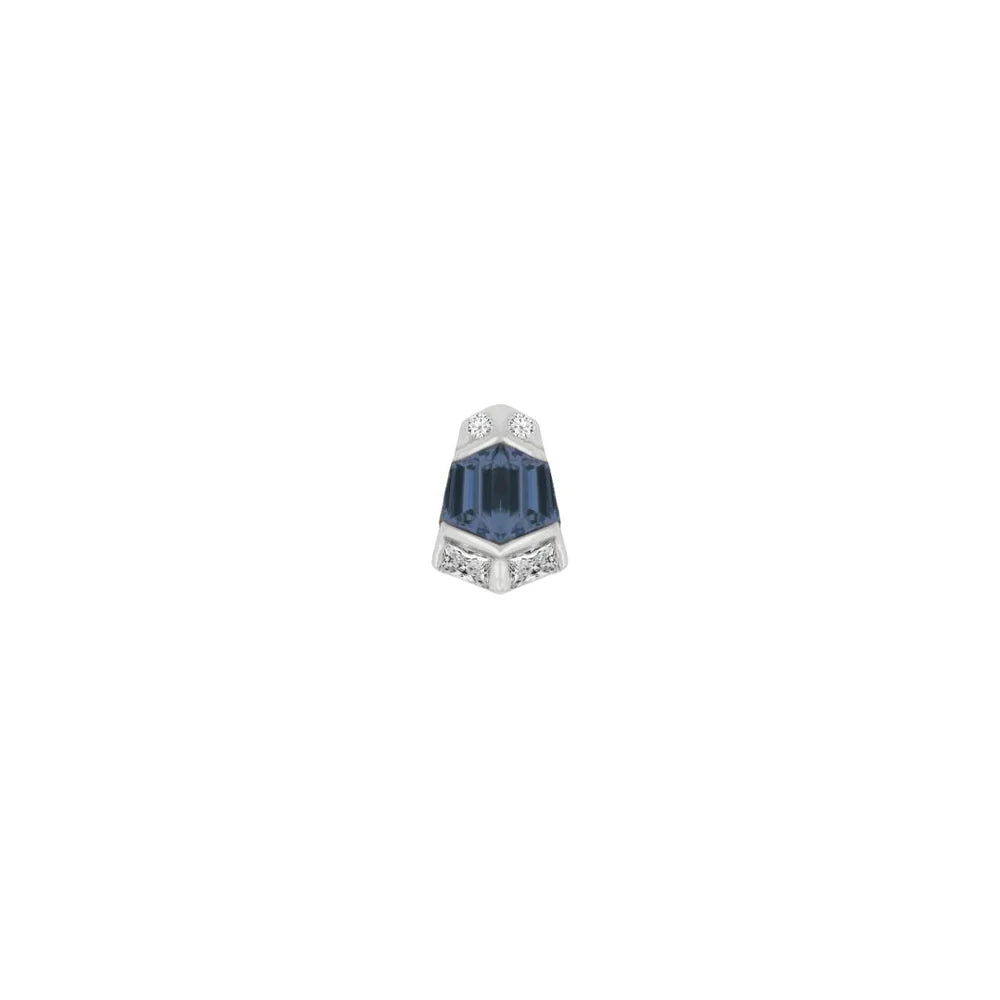 VERA + LONDON BLUE TOPAZ - THREADLESS END *PRE-ORDER* Buddha Jewelry