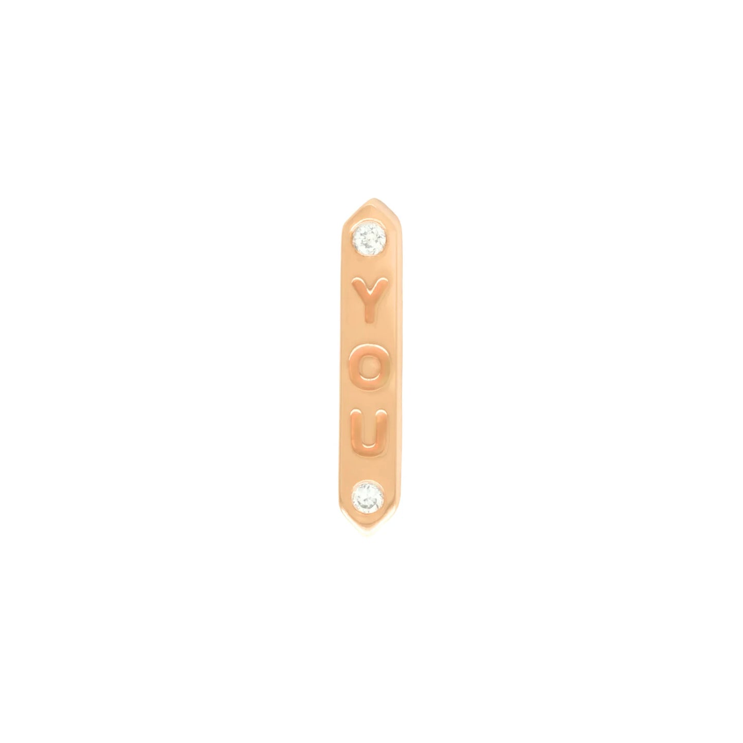 "YOU" + DIAMOND - THREADLESS END *PRE-ORDER* Buddha Jewelry