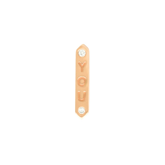 "YOU" + DIAMOND - THREADLESS END *PRE-ORDER* Buddha Jewelry