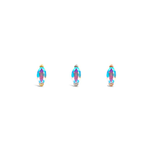 ZURI + MERCURY MIST TOPAZ - THREADLESS END *PRE-ORDER* Buddha Jewelry