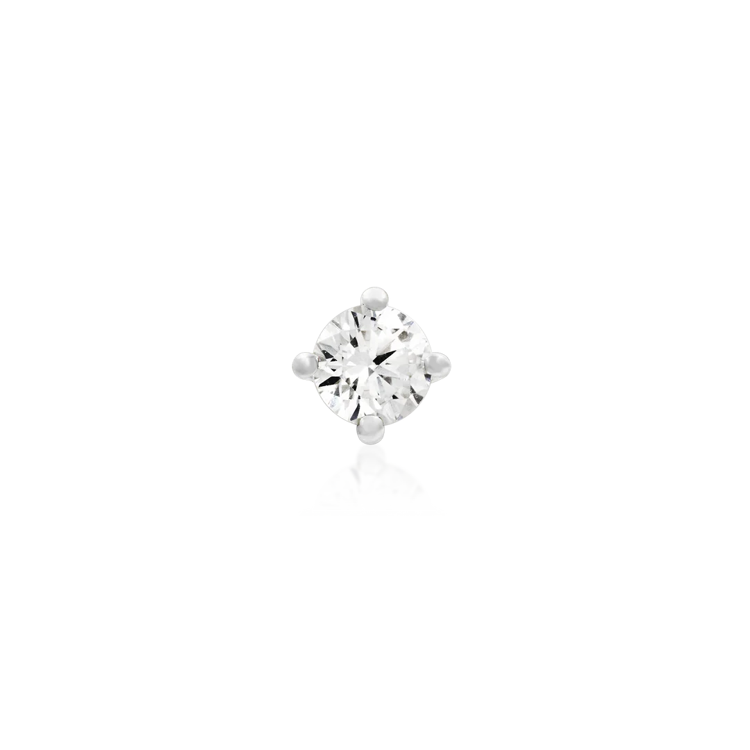 4 PRONG SET CZ - THREADLESS END *PRE-ORDER* Junipurr Jewelry